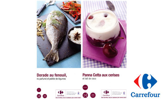 Fiches recettes Carrefour